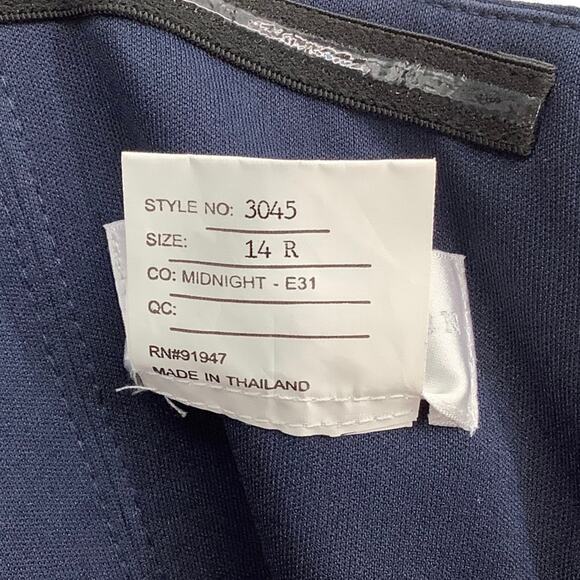 NEW! Dessy Collection Size 14 Spaghetti Strap Jumpsuit Midnight $263 msrp I21-8 - Picture 6 of 11